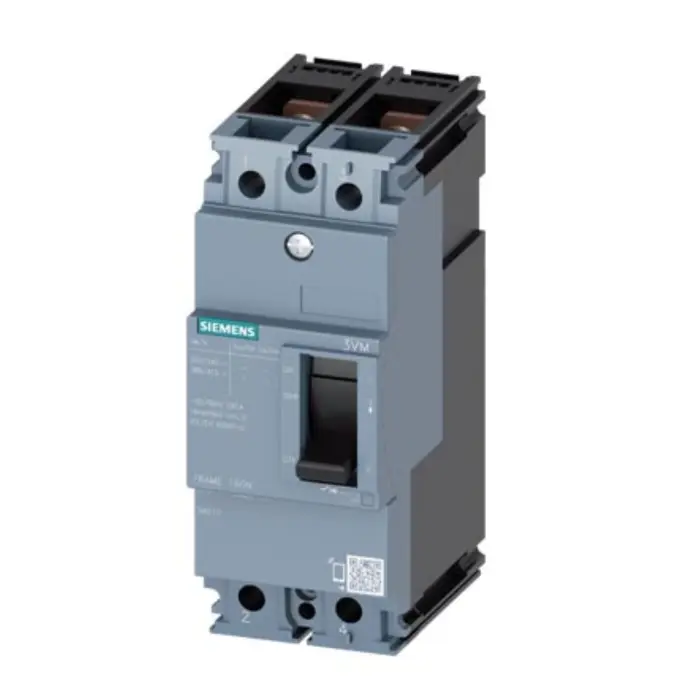 Breaker de Caja Moldeada Fijo de 2 Polos, 40A, 3VM1140-3ED22-0AA0