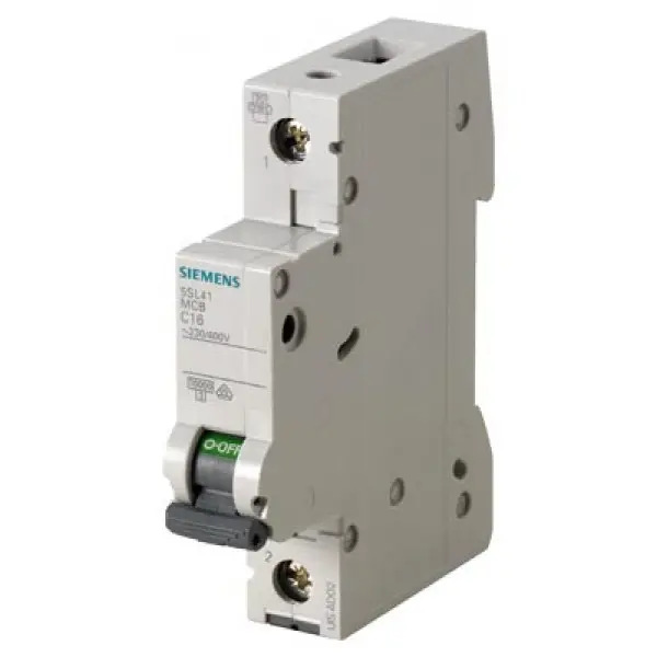 Breaker para Riel DIN de 1 Polo, 20A, 5SL4120-7RC