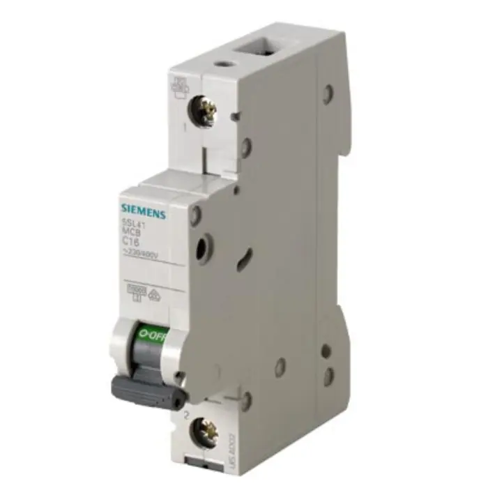 Breaker para Riel DIN de 1 Polo, 4A, 10KA, 240/415V, 5SL4104-7RC