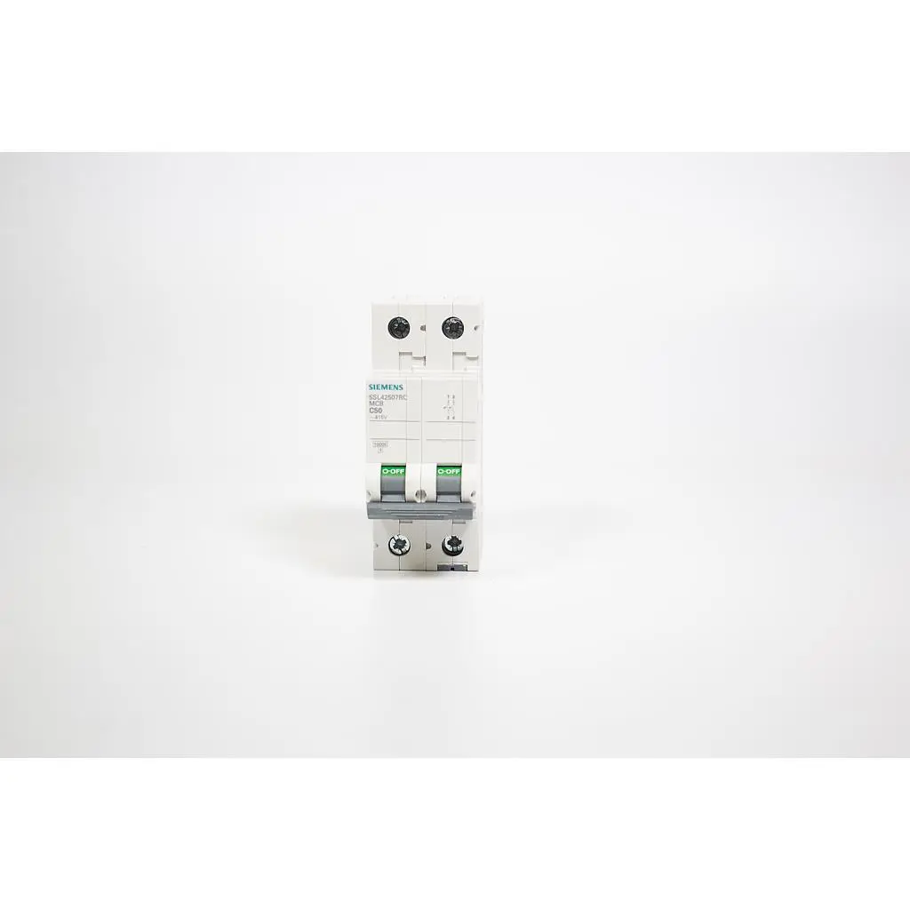 Breaker para Riel DIN de 2 Polos, 50A, 10KA, 5SL4250-7RC