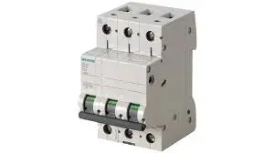 Breaker para Riel DIN de 3 Polos, 10A, 4.5KA, 5SL3310-7MB