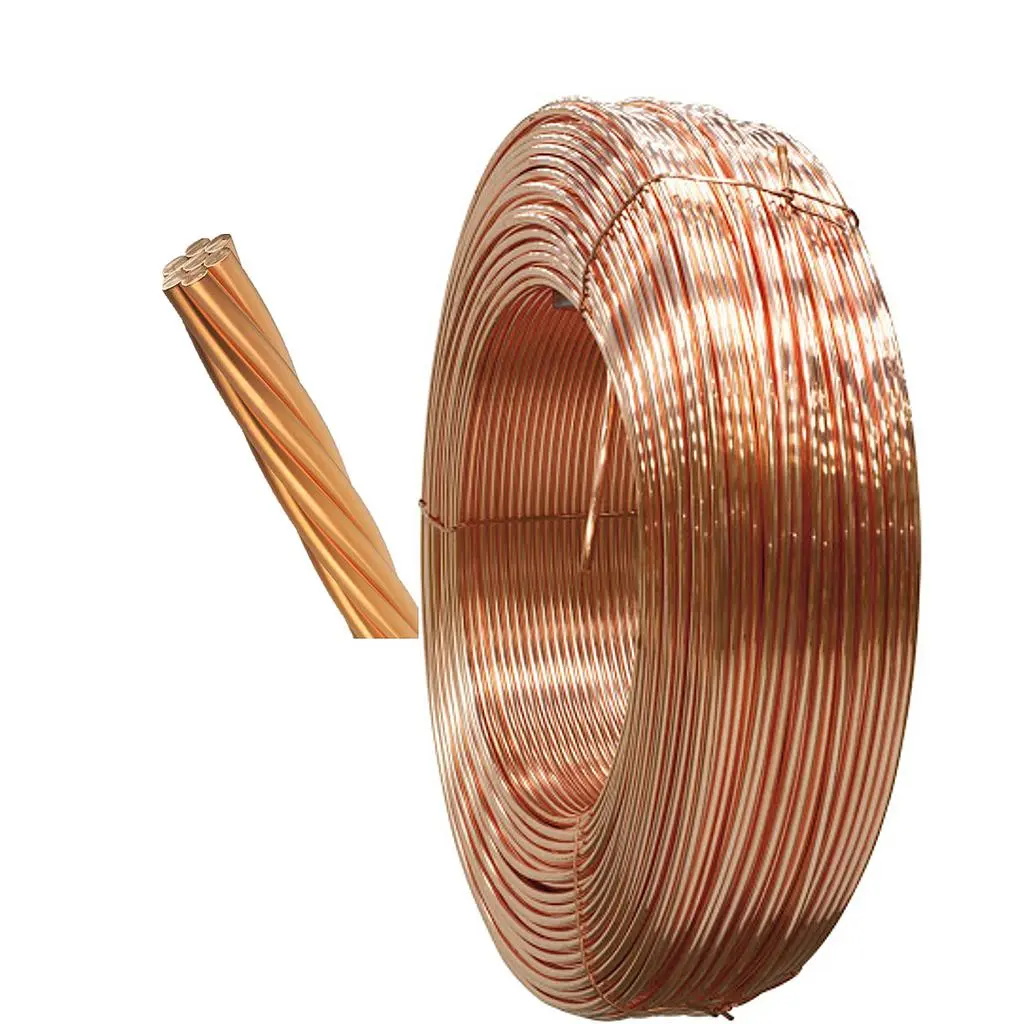 Cable Desnudo de Cobre #8 AWG