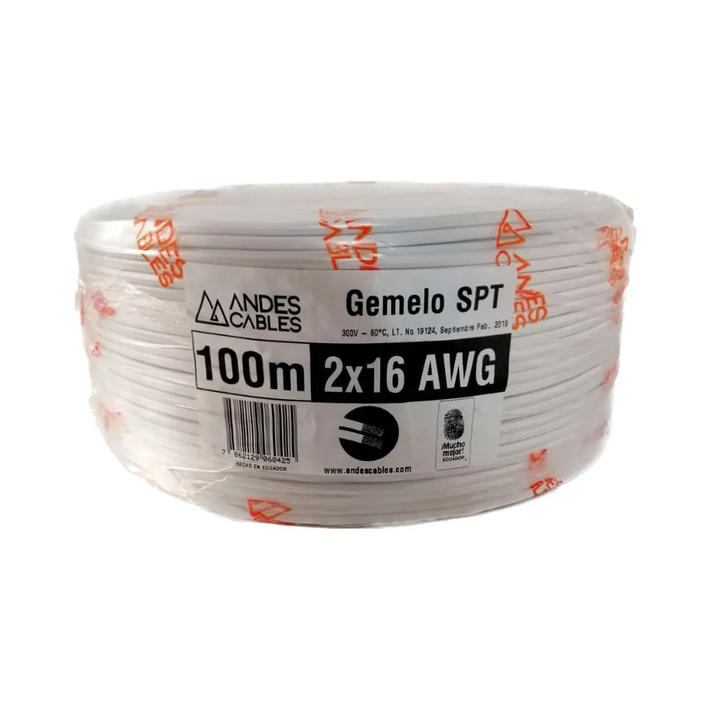 [CA0710] Cable Gemelo 2x16 AWG