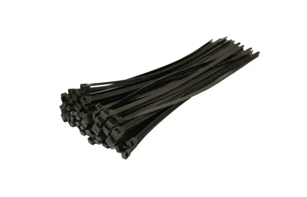 Amarre Plástico Negro de 10 cm