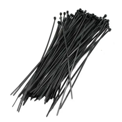 Amarre Plástico Negro de 15 cm