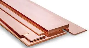 Barra de Cobre de 1/4" x 1", 400A (por Metro)