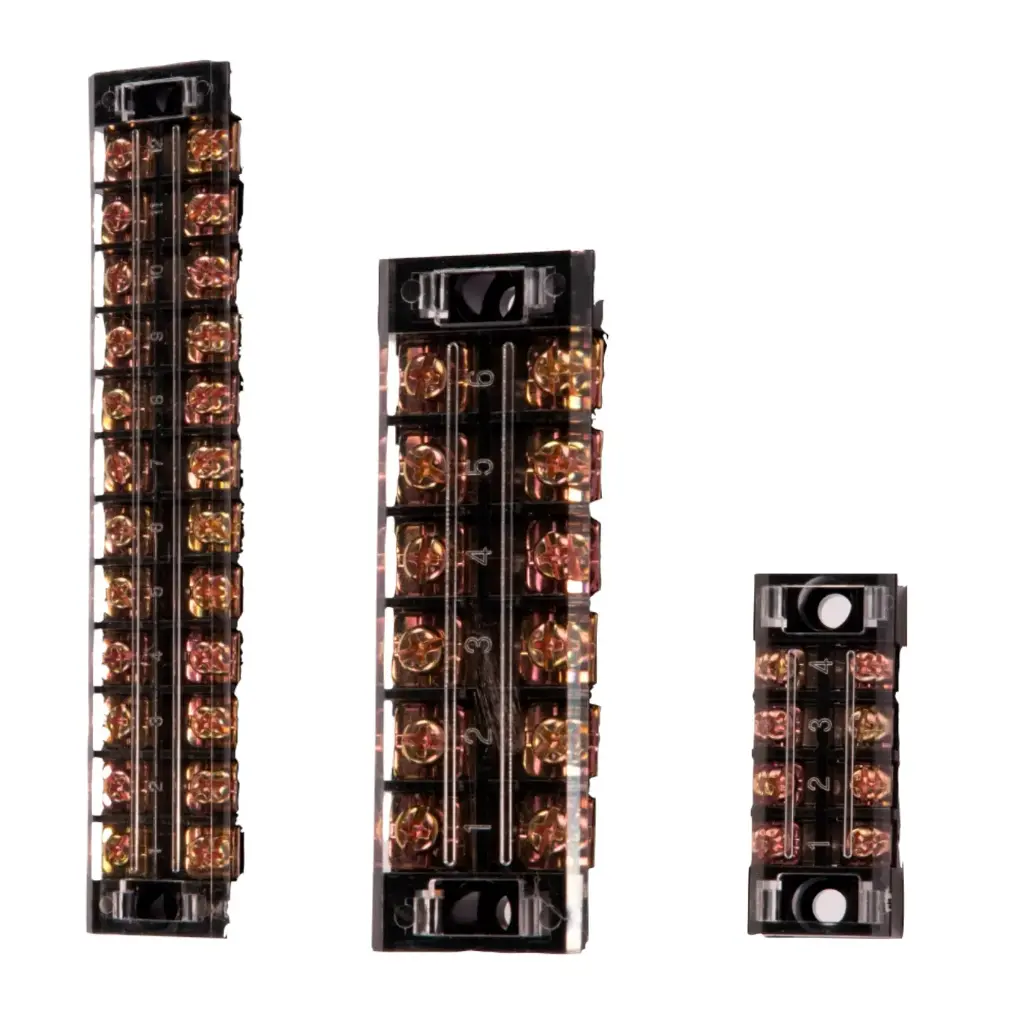 [AC0455] Bornera Negra para Riel DIN de 90A, 1 Polo, IN60