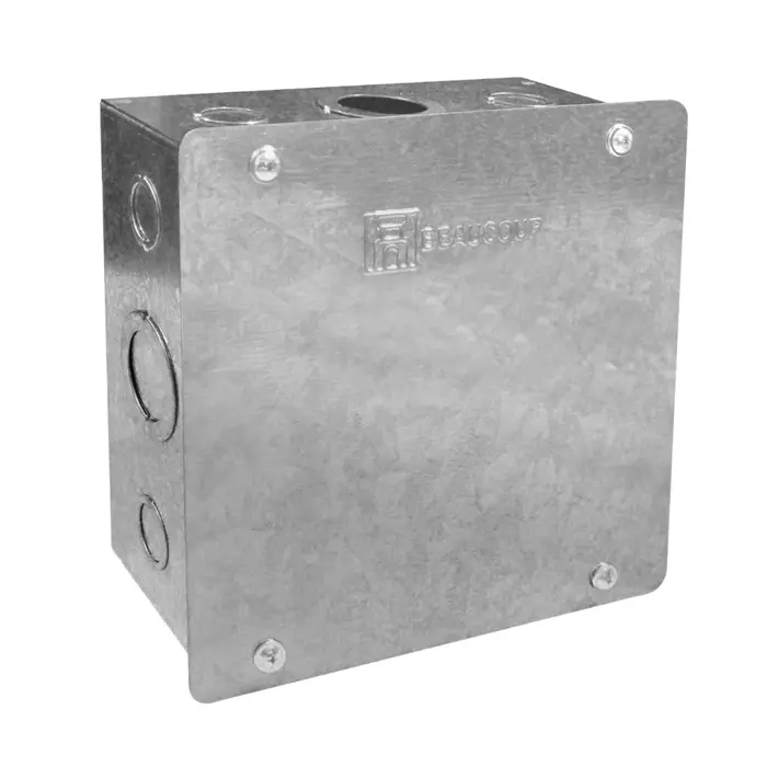 Caja Metálica de Paso de 20x20x10 mm