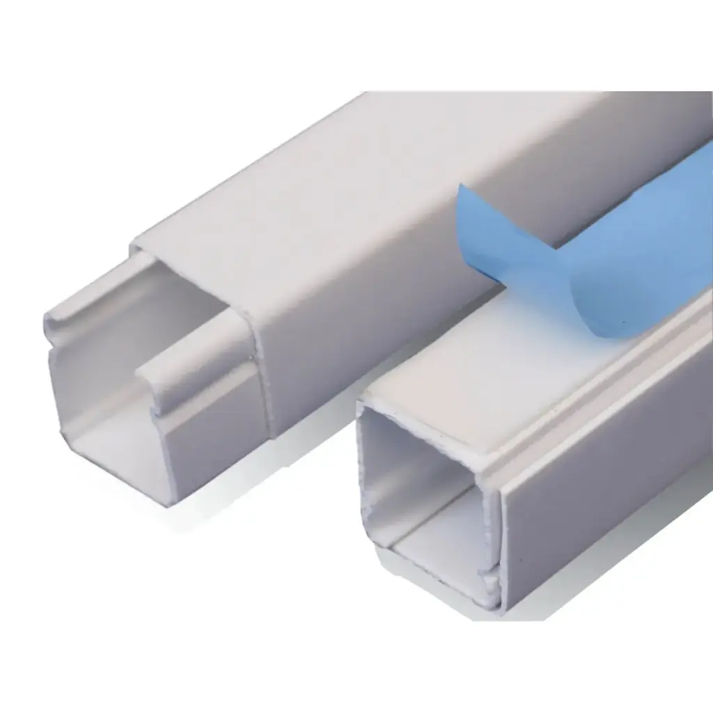 Canaleta Lisa de 25x25 mm Blanca