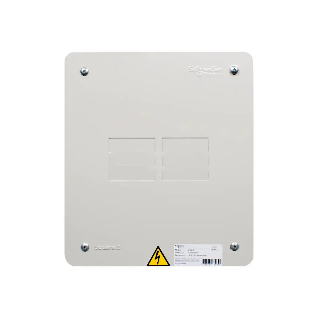 Centro de Carga Monofásico/Bifásico QOL-6F, Square D, 6 Puntos