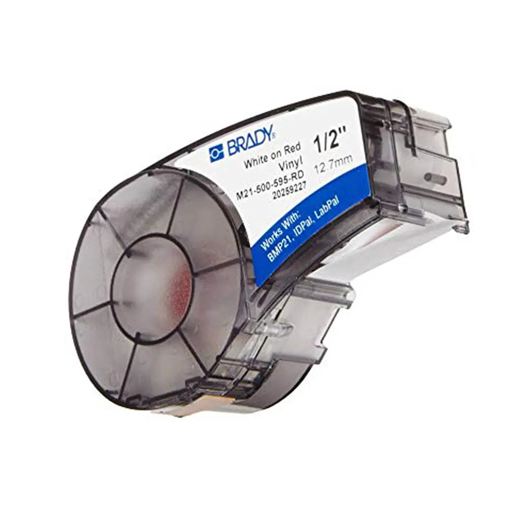 Cinta de Vinyl IDPAL de 1/2" x 21", Blanca