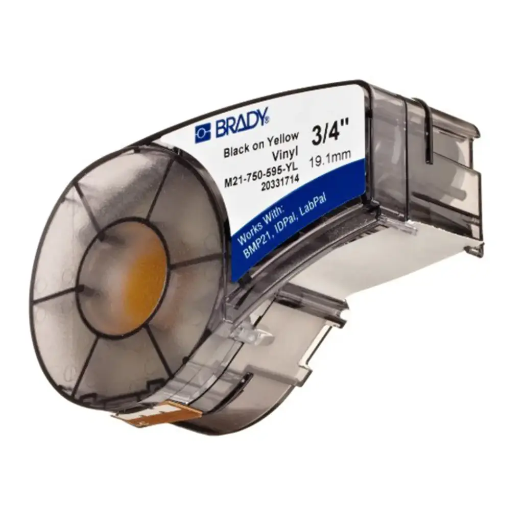 Cinta de Vinyl IDPAL Amarilla de 3/4" x 21"