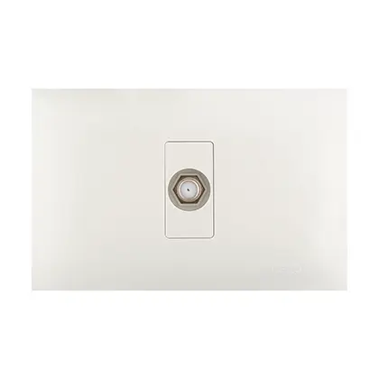 Cable Coaxial de 75 Ohms, Blanco, Vive