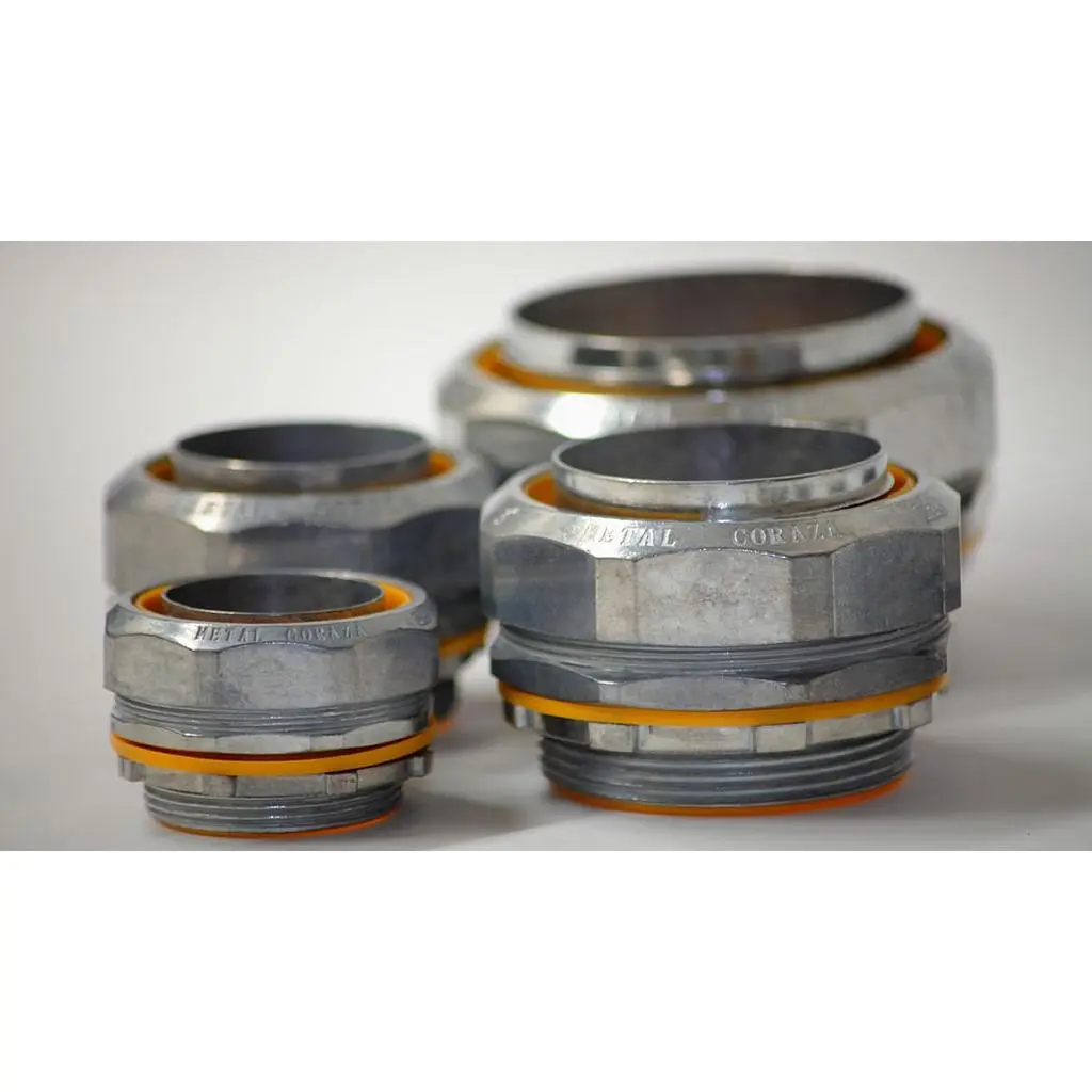 Conector BX con PVC Recto de 1"