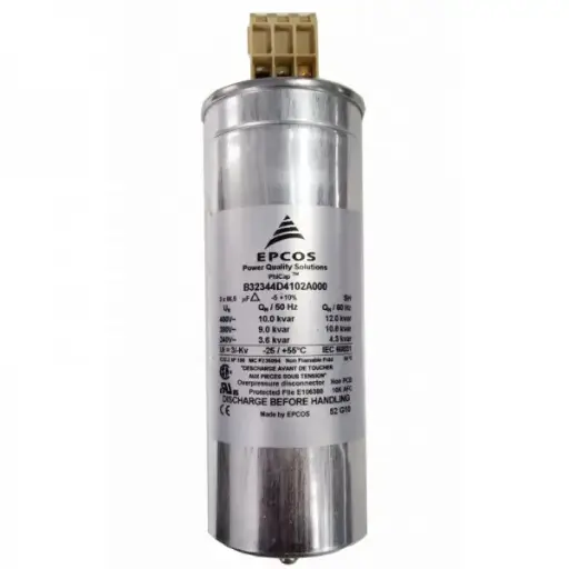 [AT0335] Condensador de 10 KVAR, 480V, B32344-E4101-A80G