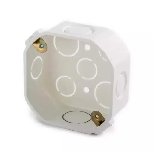 [AC0690] Cajetín Octagonal Grande Plástico