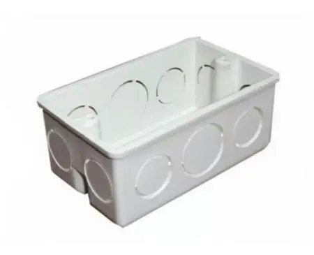 [AC0710] Cajetín Rectangular Profundo Plástico