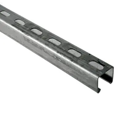 [AC0865] Canal Galvanizado Troquelado de 41x21x3 mts, Mediano