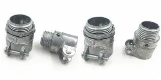[AC0980] Conector BX sin PVC Recto de 1/2"